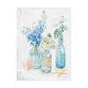 Trademark Fine Art Danhui Nai 'Beach Cottage Florals Ii' Canvas Art, 24x32 WAP10184-C2432GG